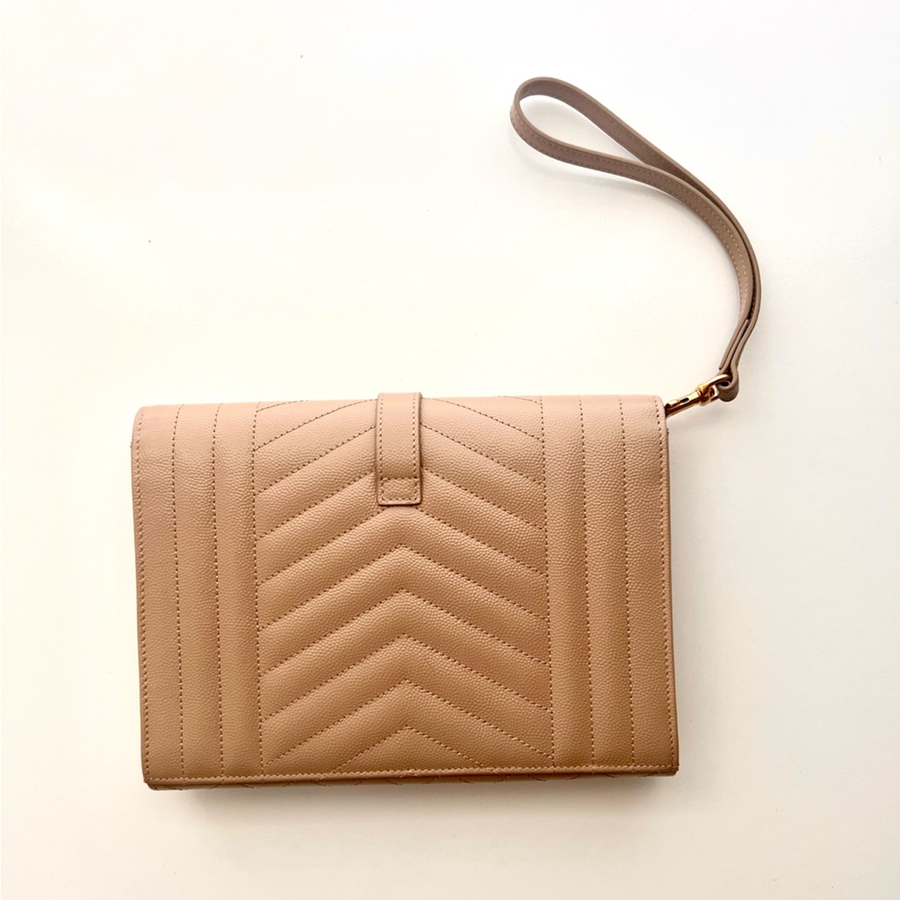 🔥Yves Saint Laurent Leather Clutch - Picture 4 of 16